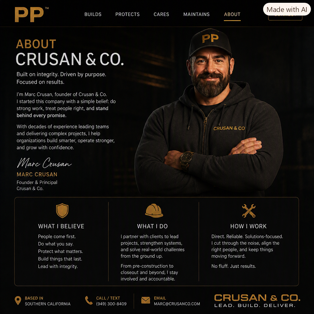 Marc Crusan Founder Dossier